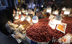 대추·밤은 전통시장, 과일은 대형마트가 저렴