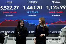 날개 단 코스피, 5500선 돌파 마감