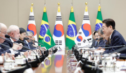 한·브라질 정상회담, 발언하는 이재명 대통령