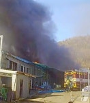 경기 광주 패널 합판 제조공장서 화재…소방 진화 중