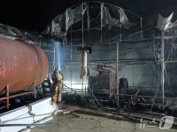 경북 의성 비닐하우스 불…50분 만에 진화