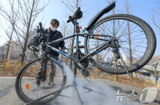 서초구, 자전거 고온 스팀 세차 서비스