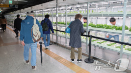 스마트팜이 지하철역으로