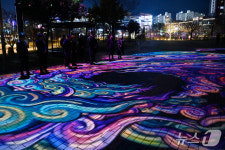 대구 달성군, 야간에 더 화려해진 유가 테크노폴리스 중앙공원