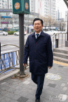 정청래 민주당 대표, '차량5부제 지하철 출근길'