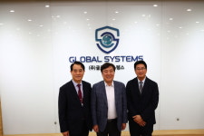 김영신 기정원장, 국방감시시스템 국산화 글로벌시스템즈 방문