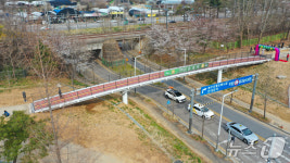 동서 화합의 숲길…안산시, 용신고가 철로변 녹지 일대 보도교 준공