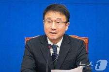 한병도 원내대표, 주유소-정유사 사회적대화 상생협약식 모두 발언