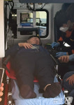 병원 이송되는 안호영