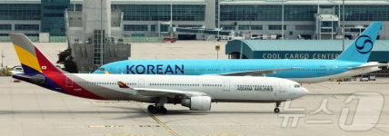 대한항공·아시아나항공, 국제선 유류할증료 6월 6단계 소폭 하락