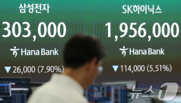 삼전·닉스 급락