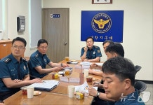 한창훈 인천경찰청장, 서창지구대 찾아 현장 소통, 직원 격려