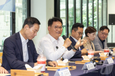 전북 익산 찾아 상인간담회 하는 송영길