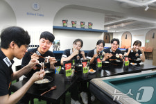 하림 오드그로서 삼계탕 먹고 다음 경기도 파이팅