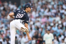 두산 최민석, 후반기 첫 등판 6이닝 무실점 'ERA 2.19'…10승 불발