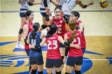 여자배구, 조 2위로 아시아선수권 8강행…홍콩 3-1 제압