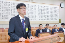 인사청문회 인사말하는 최길수 후보자