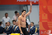 남자 자유형 100M 은메달 차지한 김영범