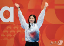 16살 유망주 김승원, 50m 배영 동메달