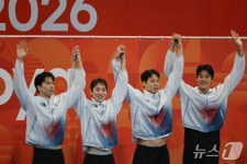 수영 남자 400m 혼계영 동메달 획득