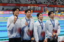 수영 남자 400m 혼계영, 값진 동메달