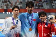 김준우, 자유형 800m 한국신기록으로 공동 은메달