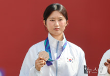 여자 양궁 오예진 '아쉬운 은메달'