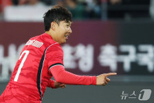 손흥민, A매치 59호골 폭발...차범근 제치고 최다골 신기록