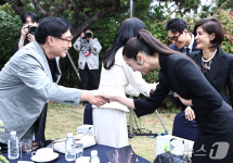 이재·샘킴 예비 부부, 이영애·정호영 부부와 인사