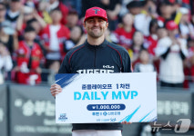 '7이닝 1실점 완벽투' 네일, 준PO 1차전 데일리 MVP