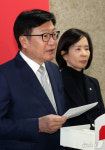 오세훈 시장 2심 무죄 선고 관련 입장 밝히는 정점식 원내대표