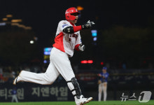 나성범, 동점 솔로포