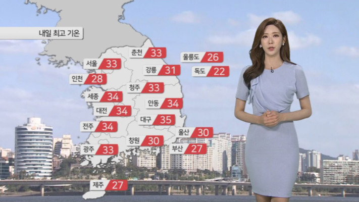 [날씨] 폭염특보 확대·강화…내일 서울 33도·대구 35도 | 포토뉴스