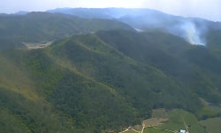 경북 청송 부남면 야산서 산불…1시간 45분 만에 진화