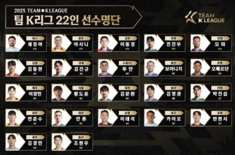 뉴캐슬전 뛸 팀 K리그 22인 확정…세징야·김영권 합류