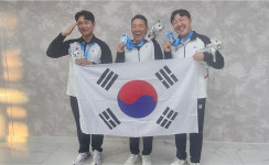 산탄총 대표팀, 아시아사격선수권 단체전 은메달…2023년 이후 첫 메달