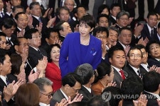 다카이치 日자민당 신임 총재 