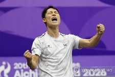 이준석, 테크볼 결승행…한국 첫 메달 확보