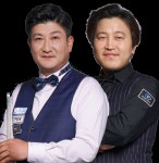 이충복-황봉주 하이런 23점. 쿠드롱 기록 깨고 팀 3쿠션 세계신기록 세우다-코리아당구그랑프리 슛아웃복식
