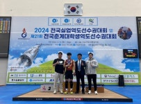 진안군청 역도부 김정민 선수, 금메달 2개 획득.. 전국대회에서 맹활약