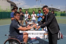 [휠체어테니스]국내 4번째 휠체어 실업팀 탄생 