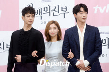 [현장포토] 左주환 右주혁…신세경, 퍼펙트 근무환경