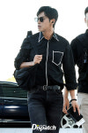 [현장포토] 화보가 아니야…유노윤호, 올블랙 출국