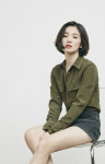 "이 눈빛, 팜므파탈"…송혜교, 러블리 단발여신