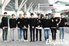 [현장포토] 월드투어 떠나요…NCT127, 블랙룩 출국 