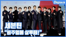 [현장영상] 비주얼에 살루떼!...세븐틴, 안구정화 타임