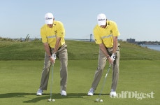 팔은 빠르게 손은 느리게, 이상적인 임팩트 요령