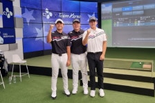 국가대표 스크린골프 맞대결, 막내 장유빈 승리로 마무리