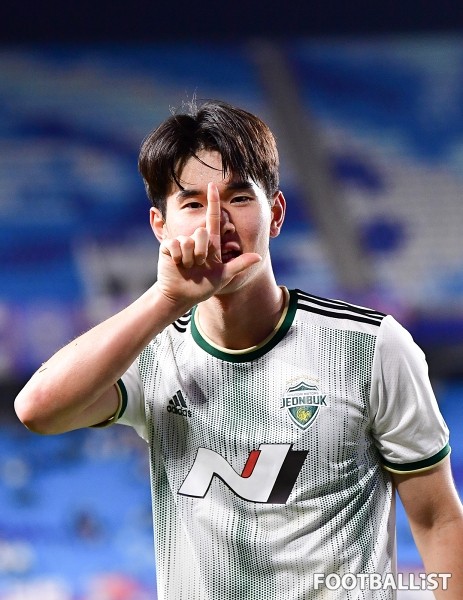 전북 김진규, 9월 K리그 이달의 골 수상 축하!