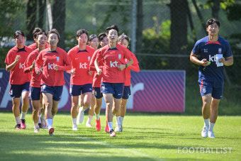 [포토] 체력테스트하는 여자축구대표팀